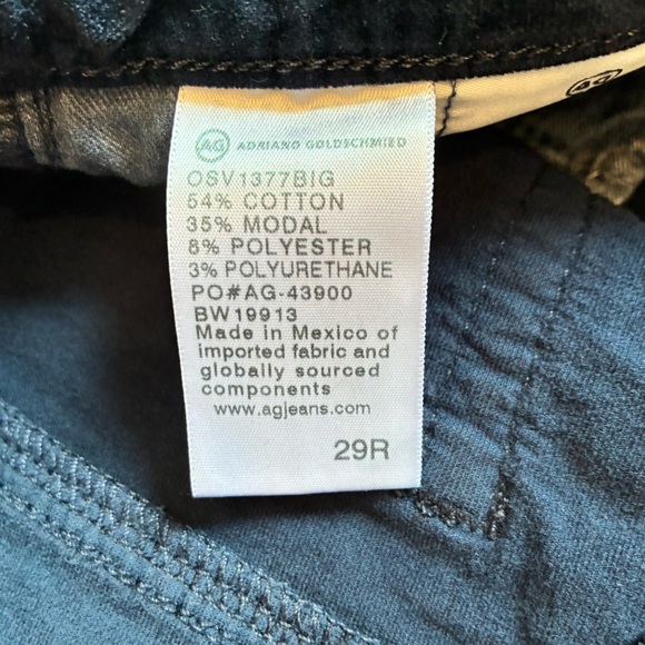 ANTHROPOLOGIE AG Adriano Goldschmied ankle pants w29 - Picture 6 of 8